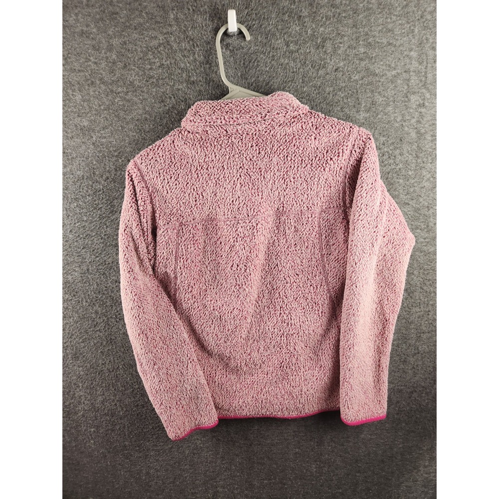 Patagonia Women's Small Los Gatos 1/4 Snap Fleece Pullover Pink Sherpa Jacket - Picture 3 of 9